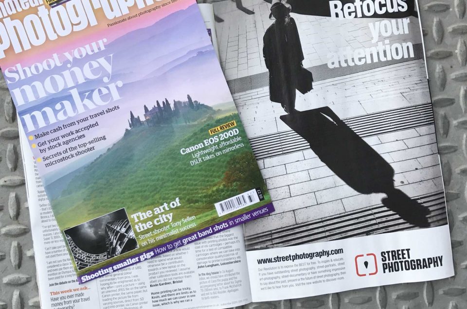 Street Photography advert in Amateur Photographer Mag