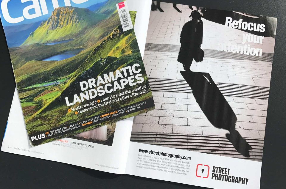 Street Photography advert in Digital Camera