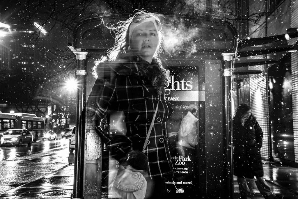 Woman Check Coate Satoki Nagata Street Photography